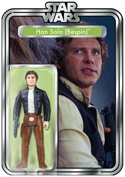Star Wars Han Solo Bespin Action Figure Funky Chunky Magnet | Toynk Exclusive
