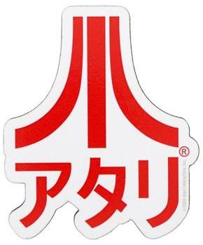 ATARI Japanese Logo Funky Chunky Magnet