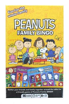 Peanuts Family Bingo Game
