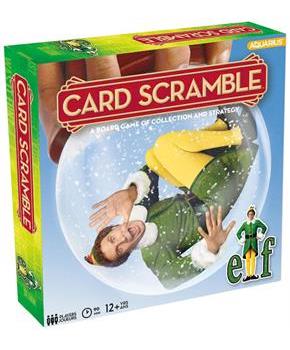Elf Card Scramble Board Game