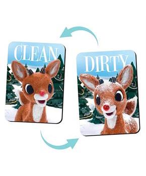 Rudolph the Red-Nosed Reindeer Double Sided Dishwasher Magnet