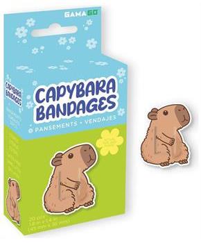 Capybara Bandages | Set of 20 Individually Wrapped Self Adhesive Bandages