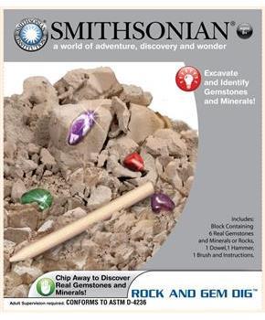 Smithsonian Micro Rock and Gem Dig Science Kit