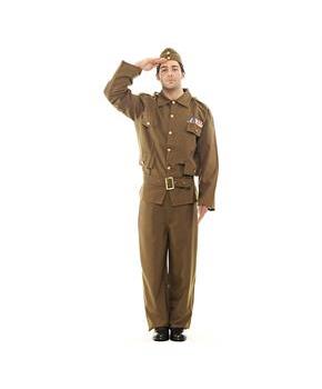 Home Guard Army Adult Costume One Size