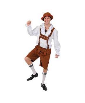 Lederhosen Oktoberfest Adult Costume One Size