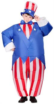 Uncle Sam Inflatable Child Costume | One Size