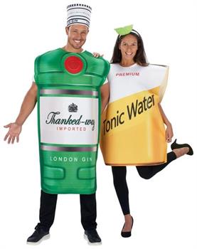 Gin and Tonic Adult 2 in 1 Couples Costume