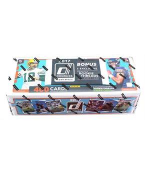 NFL Panini 2017 Donruss Football Trading Card Set with Rookie Threads Card
