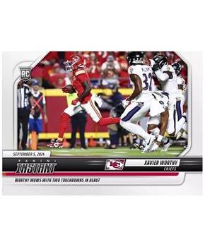 NFL 2024 Panini Instant Base Card | #23 Xavier Worthy