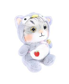 3D Lovely Cat 10 Inch Plush Collectible | Brown