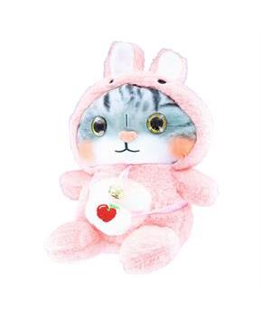 3D Lovely Cat 10 Inch Plush Collectible | Pink