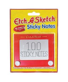 Etch-A-Sketch Sticky Notes