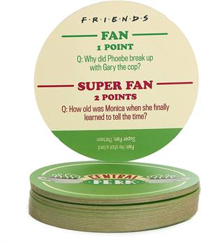 Friends Central Perk Trivia Drink Coasters | Set of 20