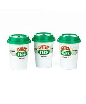Friends Central Perk Lip Balm 3-Pack | 1 Strawberry | 2 Vanilla