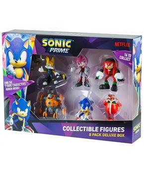 Sonic the Hedgehog Sonic Prime 3 Inch Collectible Figure 8 Pack