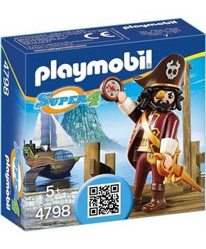 Playmobil 4798 Super 4 Sharkbeard Figure