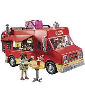 Playmobil The Movie 70075 Del's Food Truck Building Set | 110 Pieces