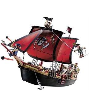 Playmobil Pirates 70411 Skull Pirate Ship 132 Piece Set