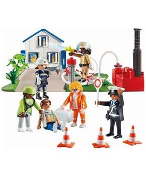 Playmobil 70980 My Figures Rescue Mission Building Set