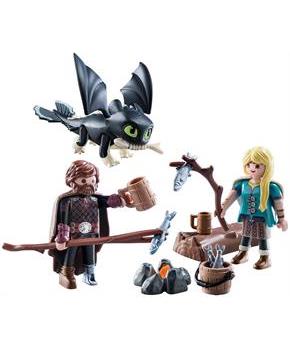 Playmobil How to Train Your Dragon III Hiccup & Astrid with Baby Dragon
