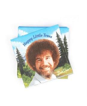Bob Ross Classic Beverage Party Napkins | 20 Pack