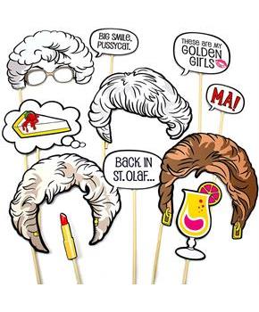 The Golden Girls Party Photo Props | Set of 11