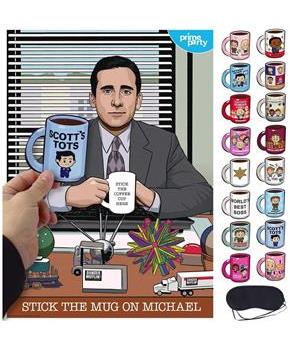 The Office Michael Scott's Coffee Pin-The-Cup Party Game