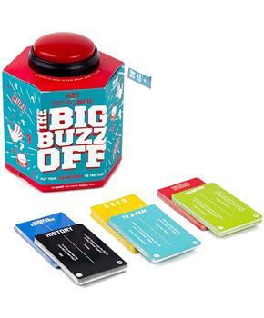 The Big Buzz Off Trivia Party Game with Electronic Buzzer