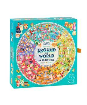 Around the World in 80 Drinks 1000 Piece Jigsaw Puzzle