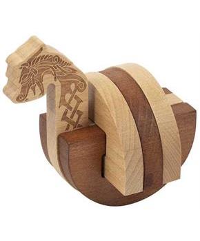 Viking Long Boat Wooden 3D Puzzle