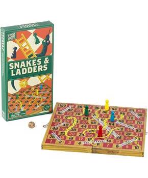 Snakes and Ladders | Classic Wooden Family Board Game