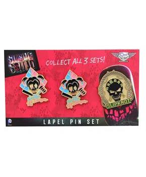 Suicide Squad Lapel Pin 3-Pack, Set 3