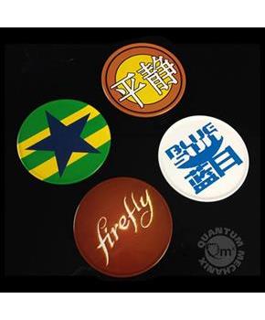 Firefly/ Serenity Tin Coasters: Set of 4