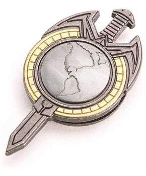 Star Trek Mirror Universe Magnetic Insignia Badge Replica
