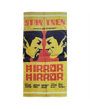 Star Trek Spock Mirror Mirror 60"x30" Beach Towel