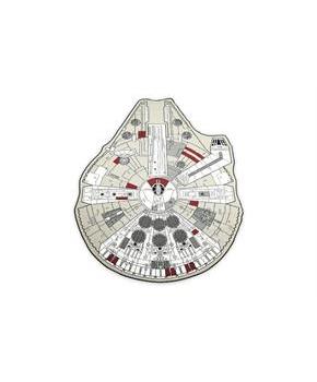 Star Wars Millennium Falcon Medium Area Rug | 59 x 79 Inches