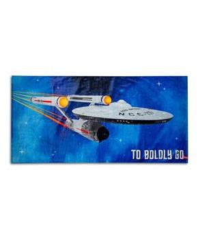 Star Trek "Boldly Go" 60"x30" Beach Towel