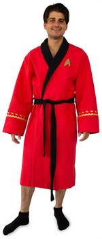 Star Trek: The Original Series Waffle-Weave Cotton Adult Robe | Red Operations