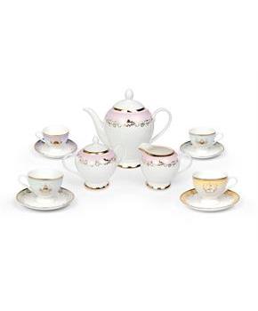 Disney Princess 13-Piece Ceramic Tea Set | Ariel, Cinderella, Jasmine, Belle