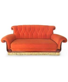 Friends Central Perk Coffee Shop 3-Seater Couch Replica | 90 x 41 x 43 Inches