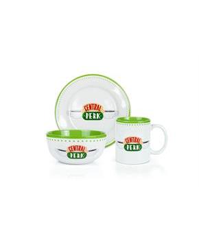 Friends Central Perk Coffee House Dining Set Collection | 3-Piece Dinner Set