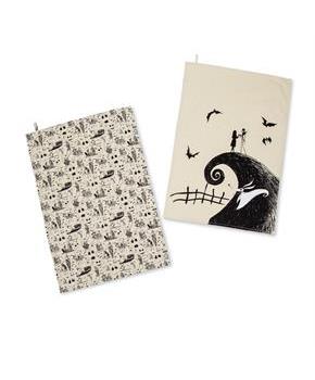 Disney The Nightmare Before Christmas Black and White Kitchen Hand Towel Set