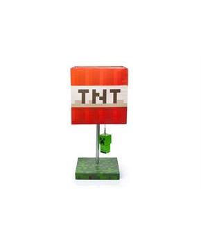 Minecraft TNT Block Desk Lamp with 3D Creeper Puller | 14-Inch LED Lamp Light