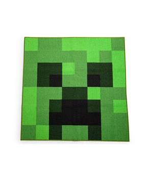 Minecraft Green Creeper Square Area Rug | 52 Inches
