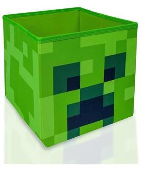 Minecraft Creeper Storage Cube Organizer | Minecraft Storage Cube | 10-Inch Bin
