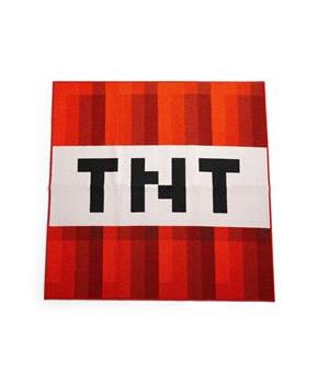 Minecraft Red TNT Block Square Area Rug | 52 Inches