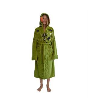 Halo Infinite Master Chief Hooded Bathrobe for Adults | One Size Fits Most