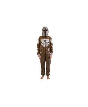Star Wars: The Mandalorian Bounty Hunter Unisex Onesie For Adults Costume