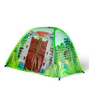 Jurassic Park Gates Indoor Bed Tent Pop-Up Canopy | 72 x 36 x 41 Inches
