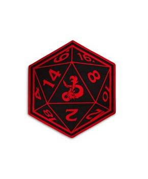 Dungeons & Dragons Red D20 Dice Printed Area Rug | 52 x 45 Inches